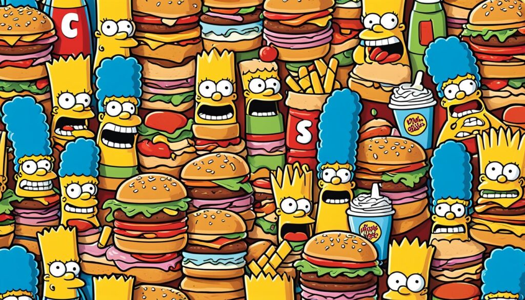 Los Simpson y la comida