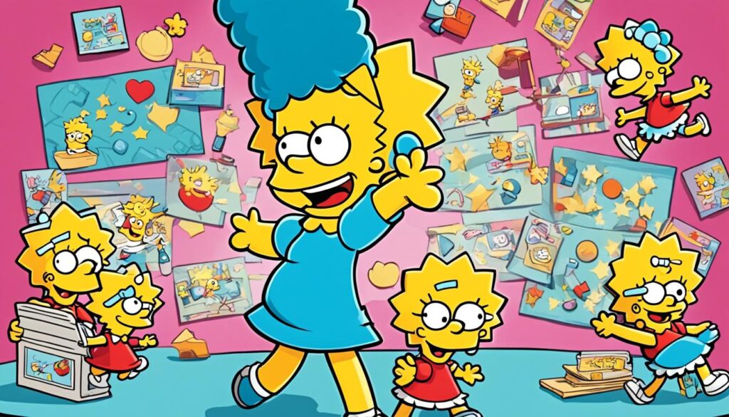 Maggie Simpson en sus traviesas aventuras