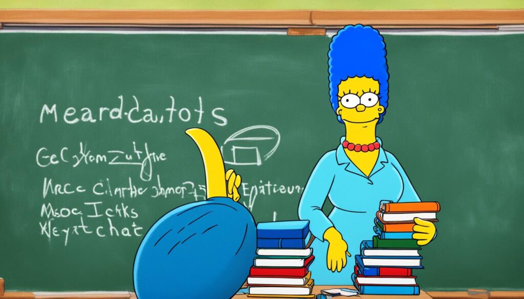 Marge Simpson y su rol maternal en la educación
